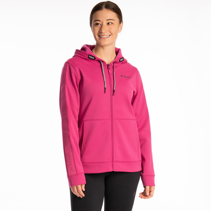 Klim Women's Aster Park Hoodie - Fuchsia Red