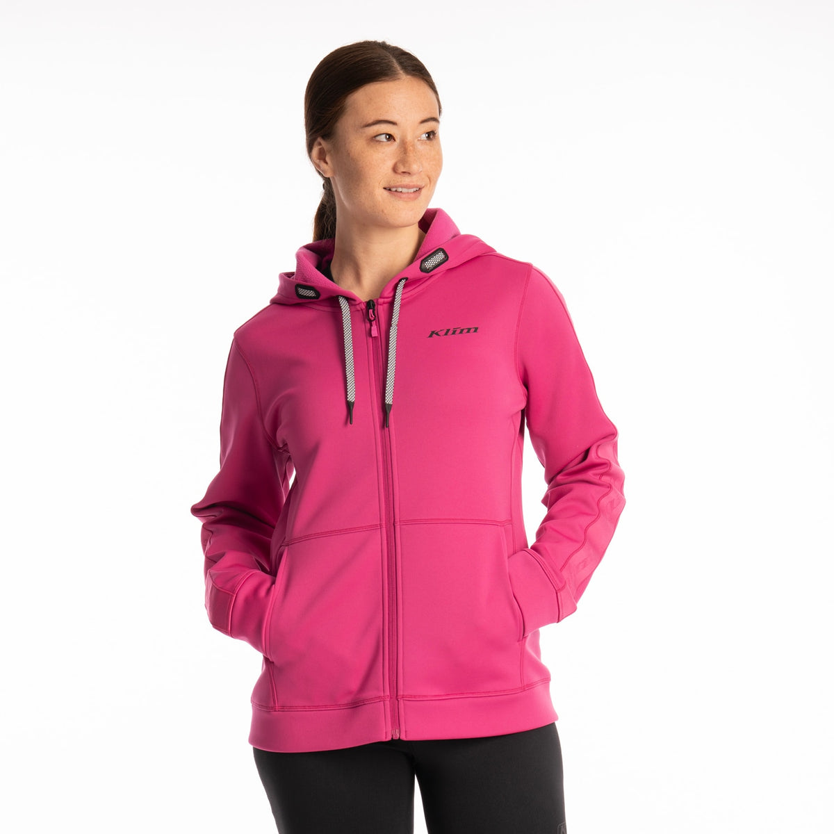 Klim Women's Aster Park Hoodie - Fuchsia Red