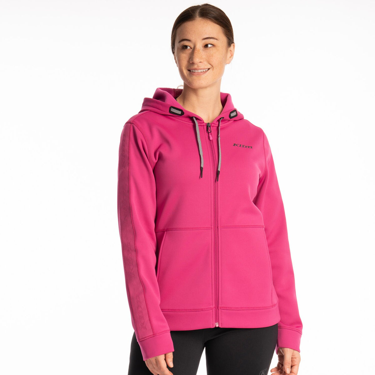 Klim Women's Aster Park Hoodie - Fuchsia Red