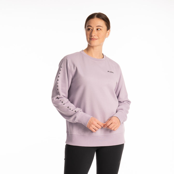 Klim Women's Morgan Ridge Crew - Wisteria - Black