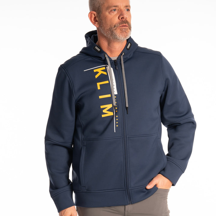 Klim Barracks Hoodie - Dress Blues - Saffron