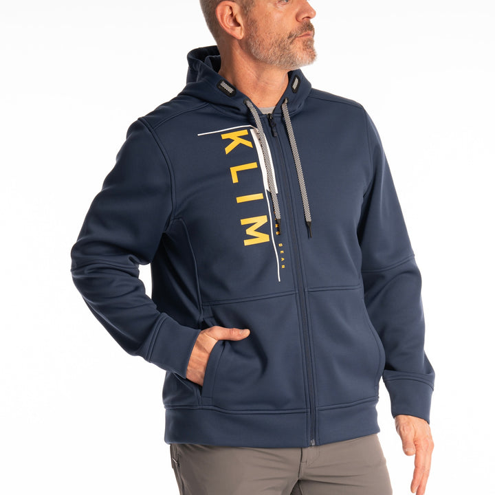 Klim Barracks Hoodie - Dress Blues - Saffron