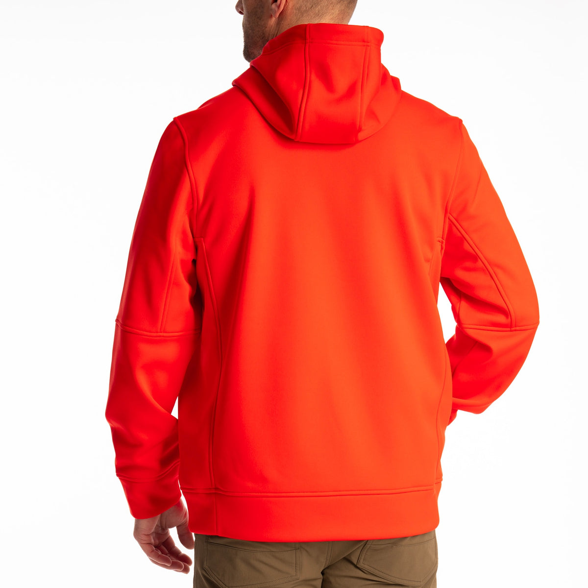 Klim Barracks Hoodie - Fiery Red - White