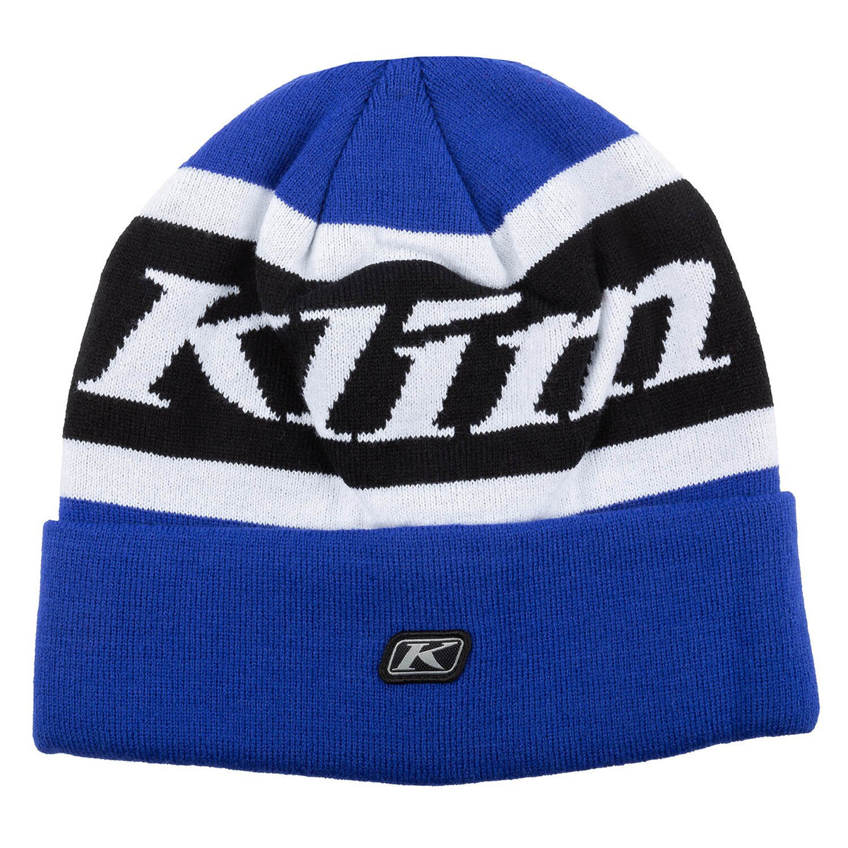 Belmont Point Beanie - Mazarine Blue - White