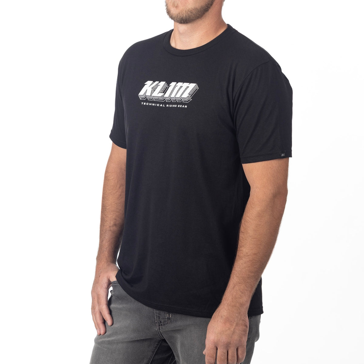 Klim Vision Tri-blend Tee - Black - White