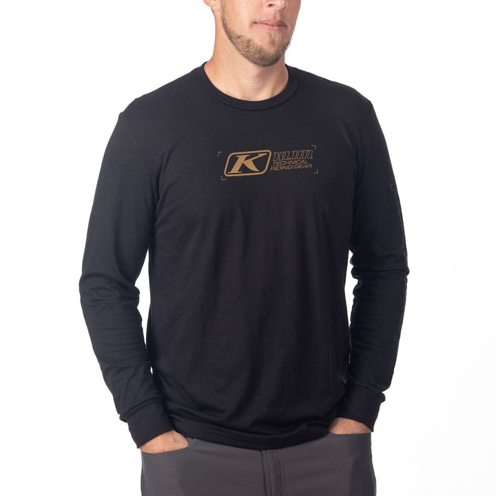 Klim Tri-Blend Long Sleeve Tee - Black - Breen
