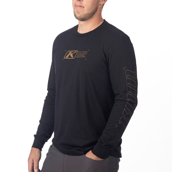 Klim Tri-Blend Long Sleeve Tee - Black - Breen