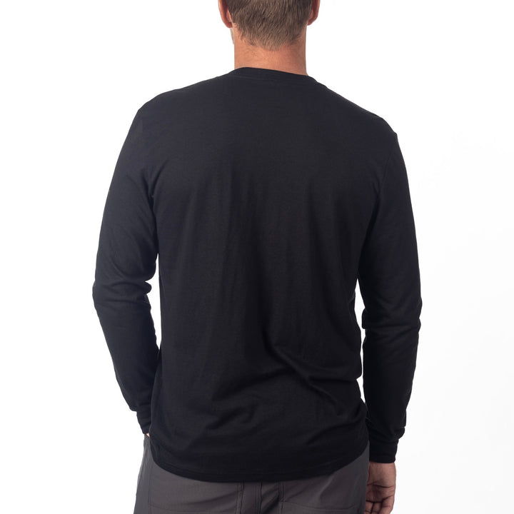 Klim Tri-Blend Long Sleeve Tee - Black - Breen