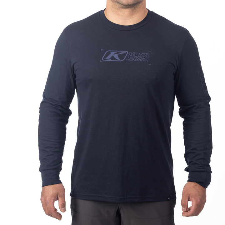 Klim Tri-Blend Long Sleeve Tee - Navy - Vintage Indigo