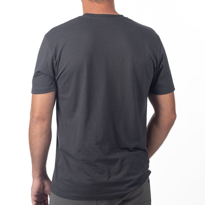 Klim Speedway Tri-blend Tee - Charcoal - Hi-Vis