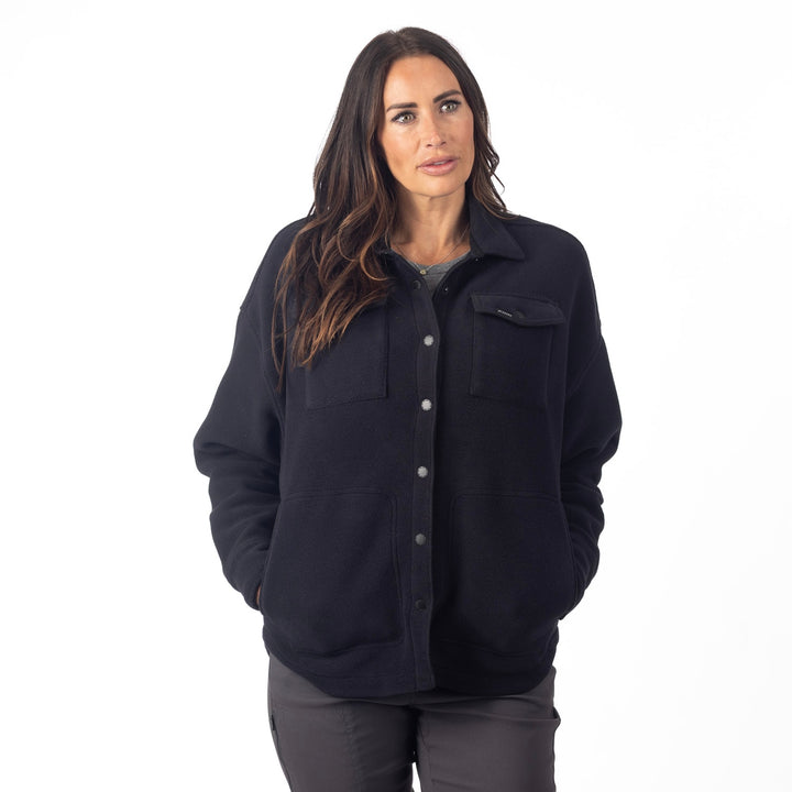 Klim Women's Darby Canyon Fleece Shirt Jacket - Black
