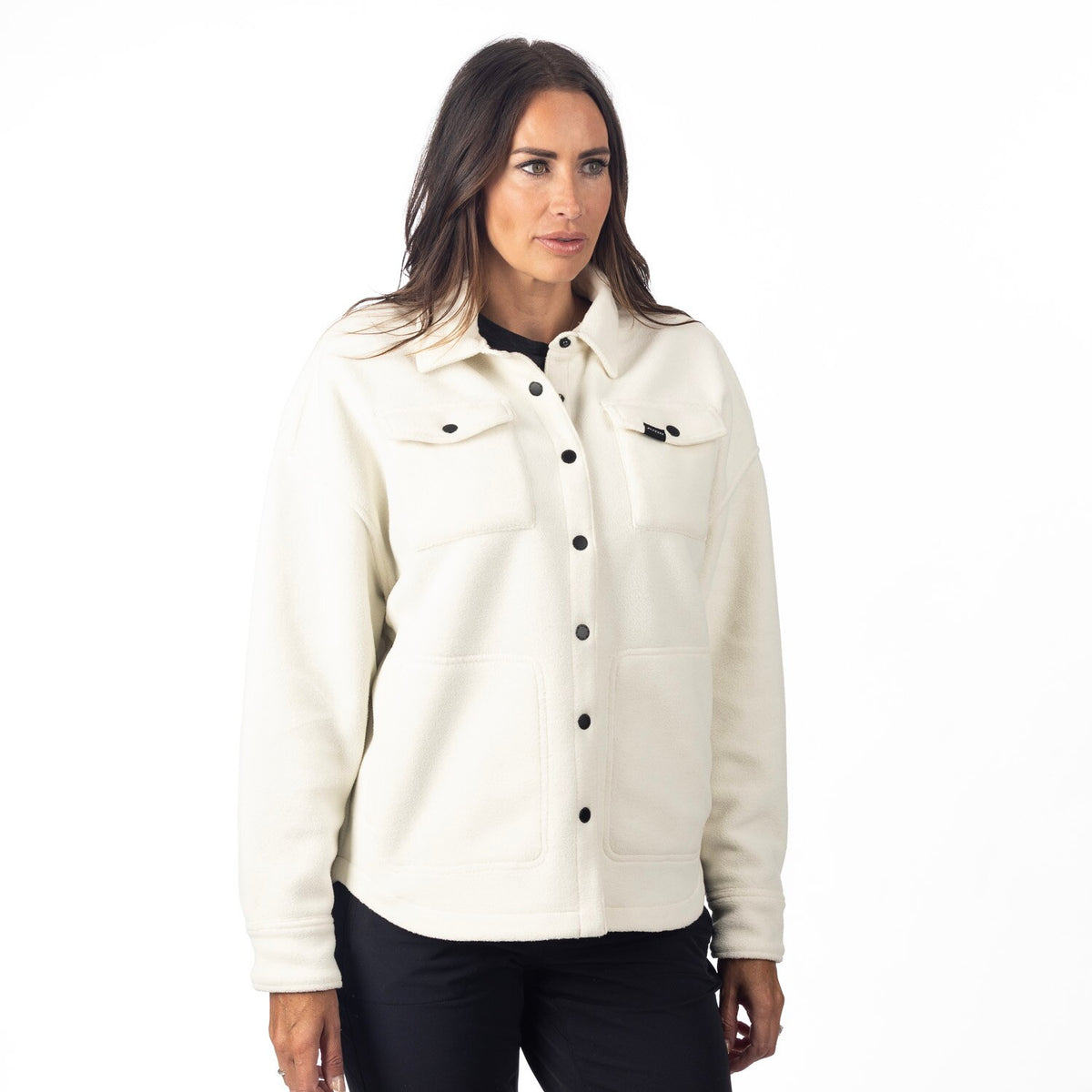 Klim Women's Darby Canyon Fleece Shirt Jacket - Papyrus