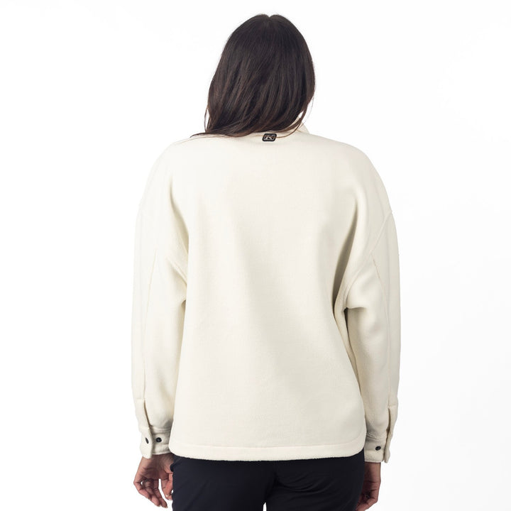 Klim Women's Darby Canyon Fleece Shirt Jacket - Papyrus