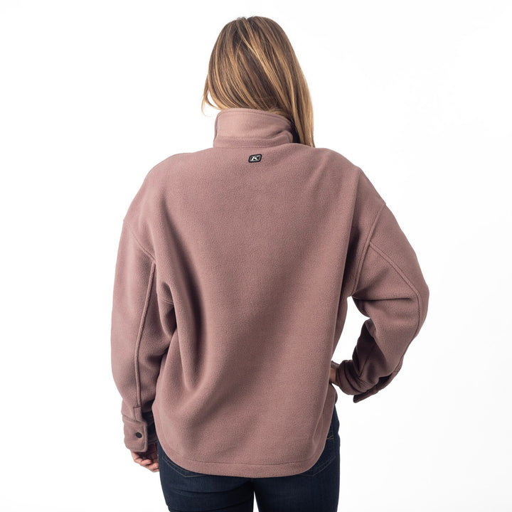 Klim Women's Darby Canyon Fleece Shirt Jacket - Twilight Mauve