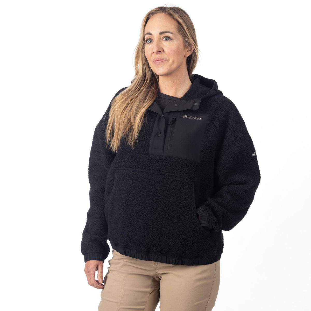Klim Women's Sira High Pile Fleece Hoodie - Black