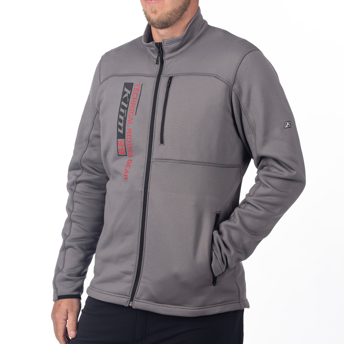 Inferno Graphic Jacket - Castlerock - Black