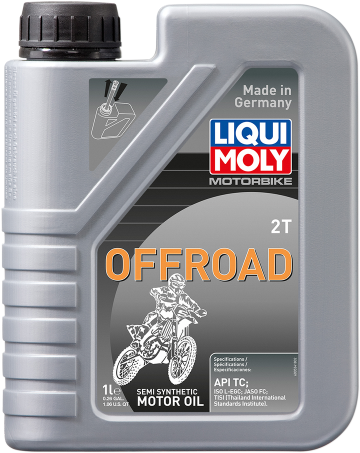 Liqui Moly Off-Road Semi-Synthetic 2T Oil - 1L