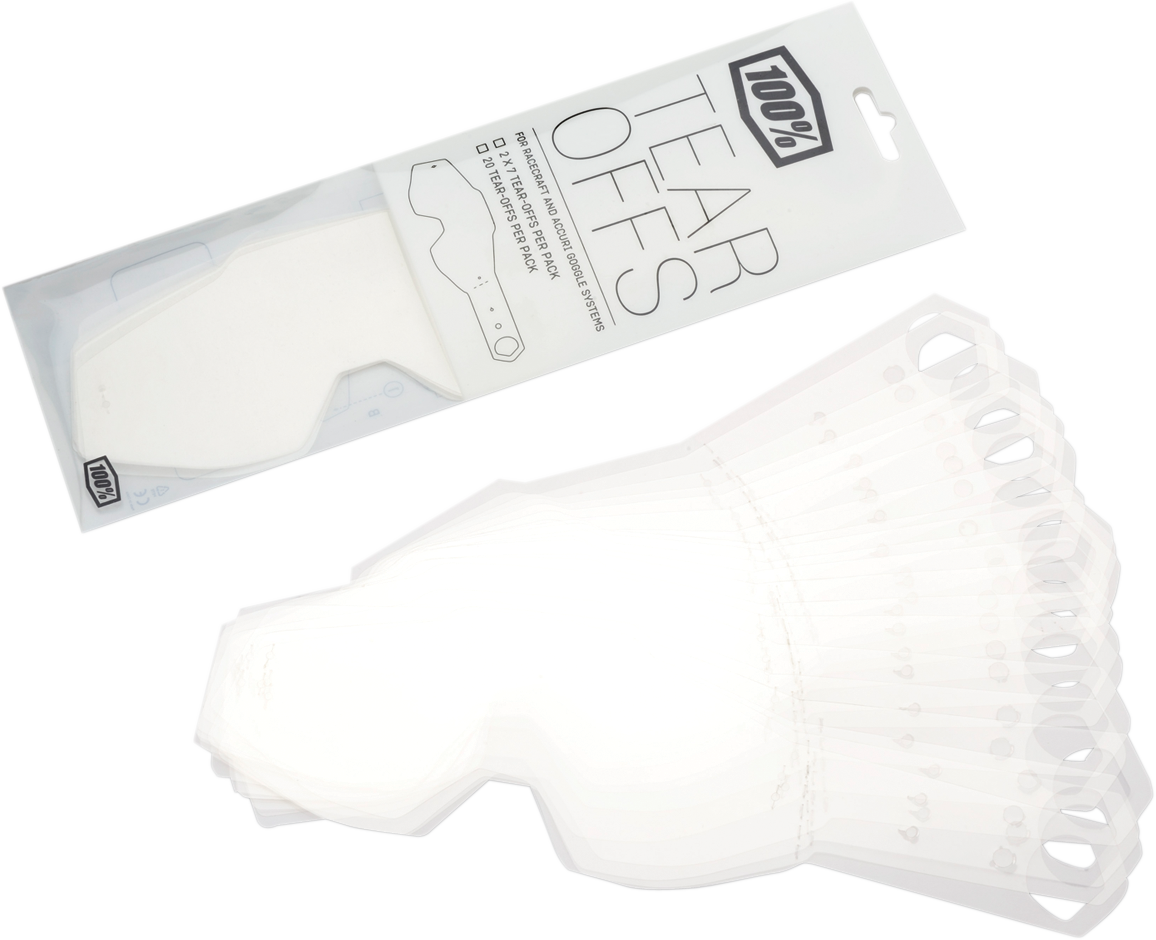 100% Accuri/Racecraft/Strata Tear-Offs - Standard