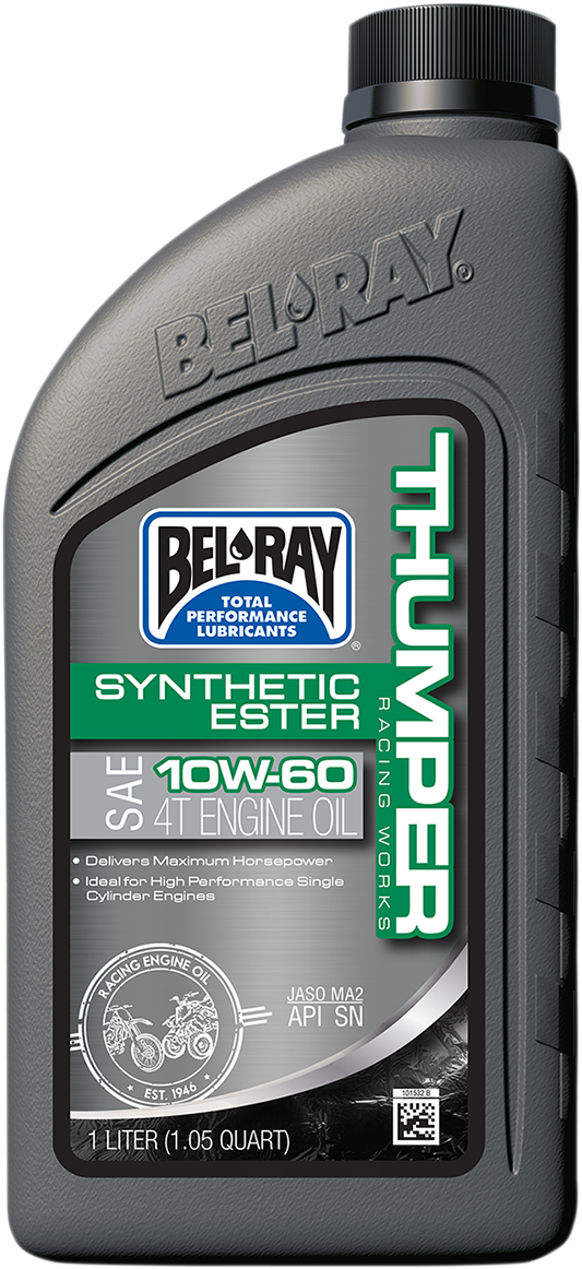 Bel-Ray Thumper® Racing Synthetic Ester 4T Engine Oil - 10W-60 - 1L