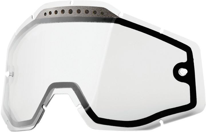 100% Accuri/Racecraft/Strata Lens - Vented - Dual Pane