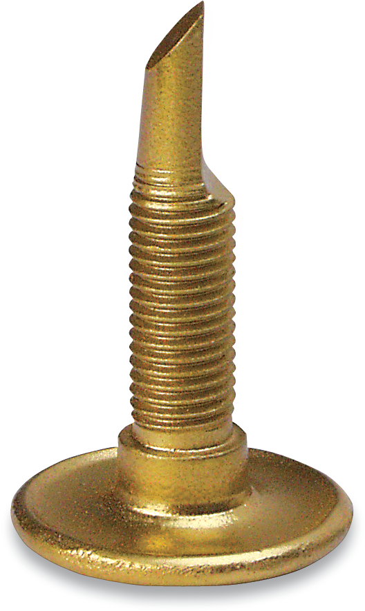 WOODY'S Chisel Tooth™ Traction Master® Steel Studs with Standard Locknuts - 1.20" - 48 Pack CAP-1200