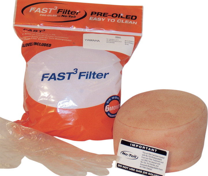 No Toil 1844 Pre-Oiled Air Filter for Yamaha