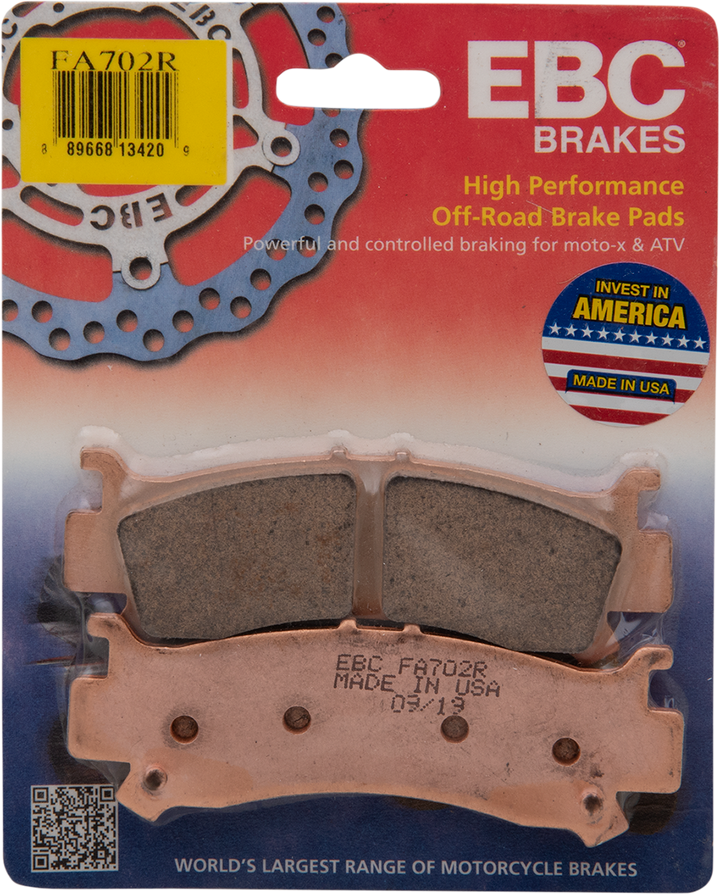 EBC Sintered "R" Brake Pads FA702R