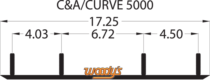 WOODY'S Wear Bar - Trail Blazer IV™ Flat-Top® - 6" - 60° - C&A Pro/Curve/Ultra III TCA-5000