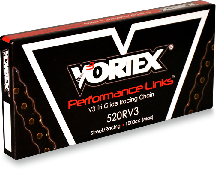 Vortex 520RX3-120 RX3 Sportbike Racing Drive Chain, 120 Links