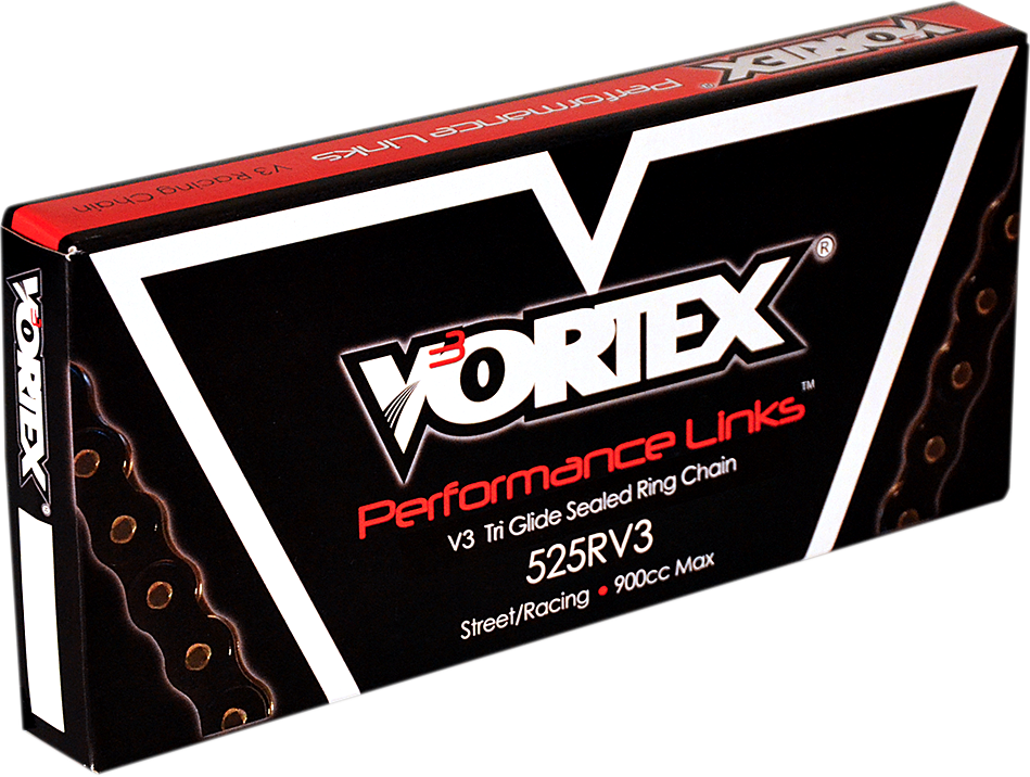 Vortex 525RX3-120 RX3 Sportbike Racing Drive Chain, 120 Links