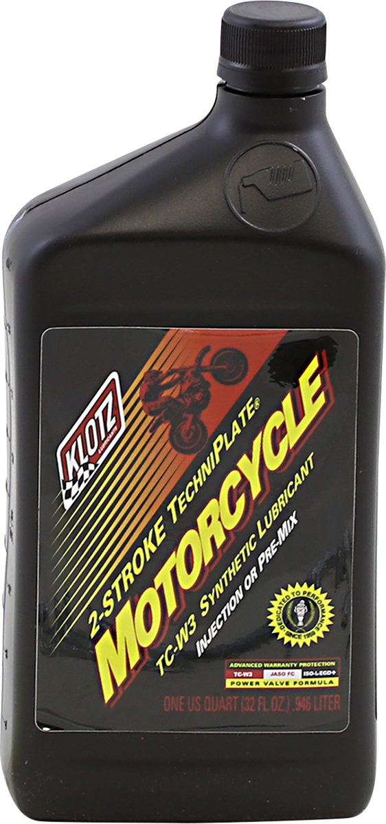 Klotz TechniPlate® Synthetic TC-W 3® 2-Stroke Oil - 1 US quart