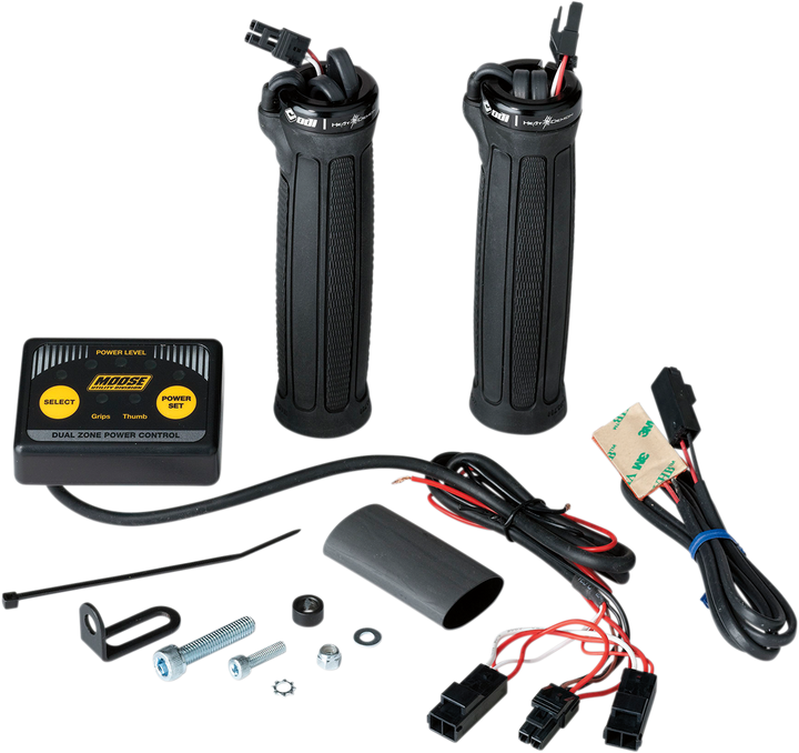 Moose Offroad Clamp-On Dual Zone Heated Grip Kit for ATVs