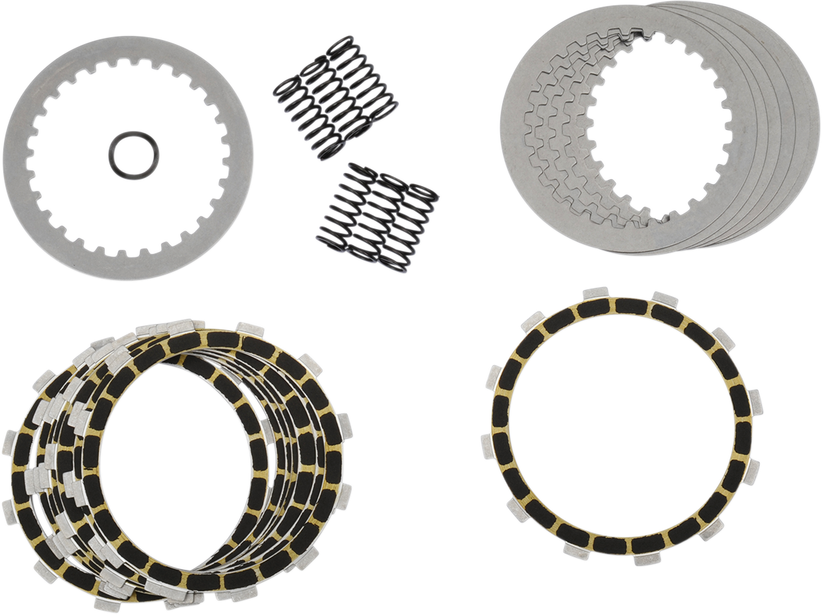 Barnett Complete Dirt Digger Carbon Fiber Clutch Kit for Honda, Part 303-35-20018