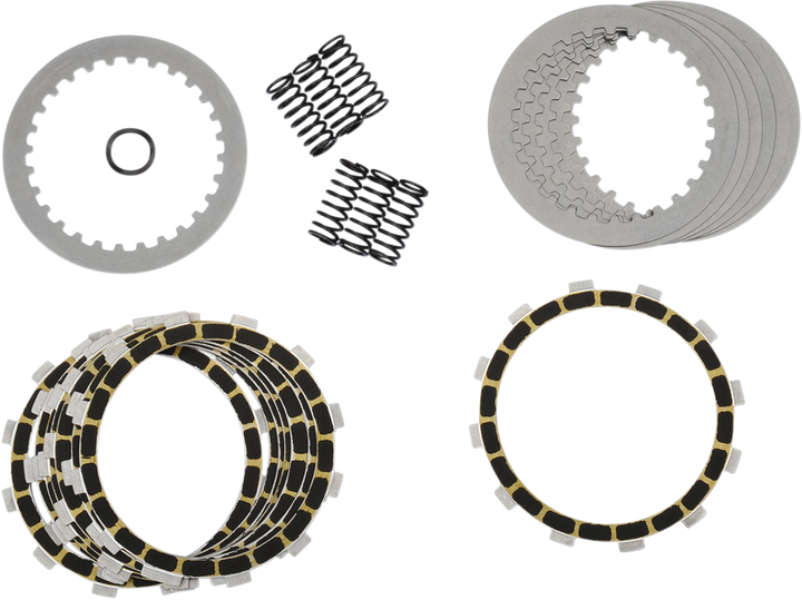 Barnett Complete Dirt Digger Carbon Fiber Clutch Kit for Honda, Part 303-35-20018