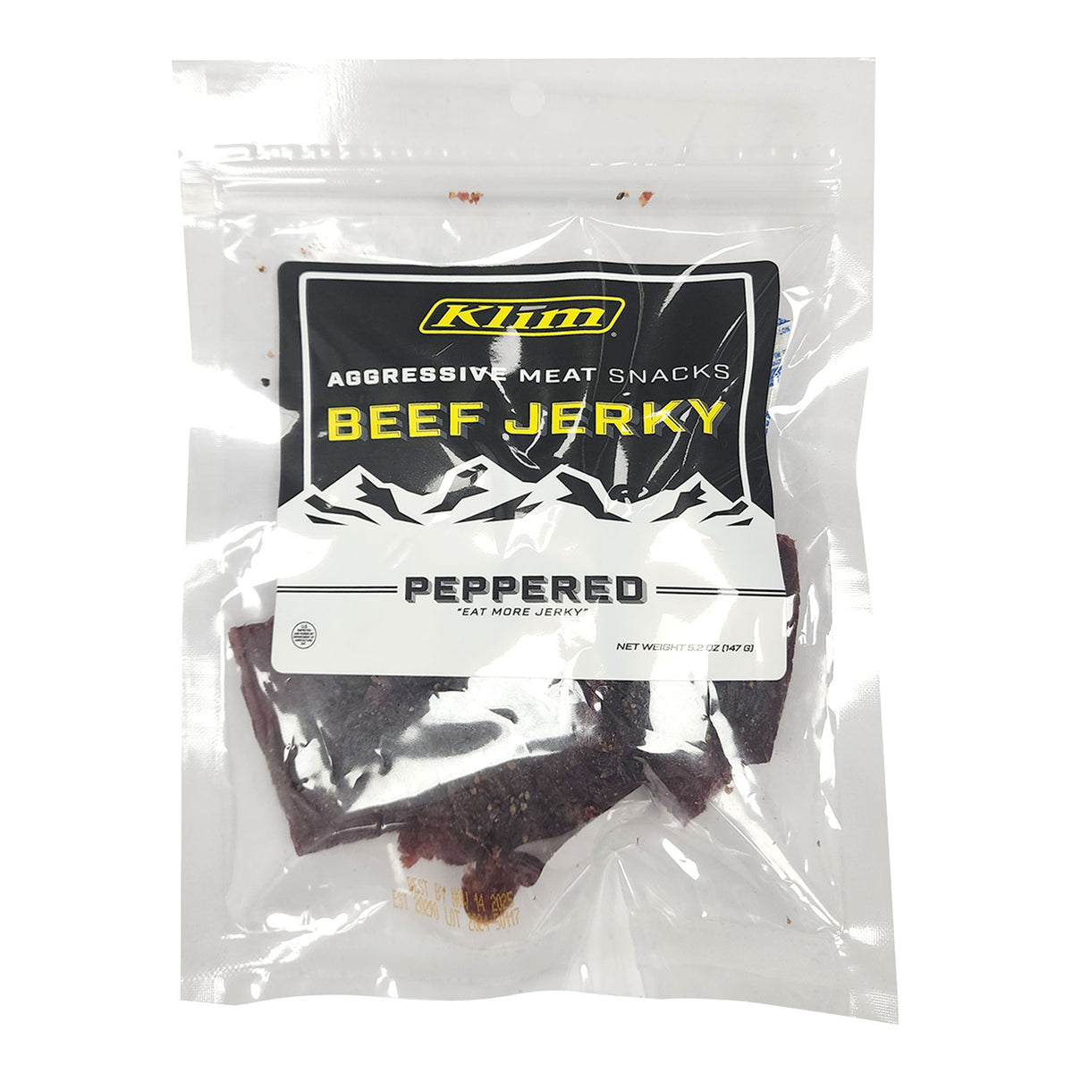 Aggressive Meat Snack - Peppered Beef Jerky