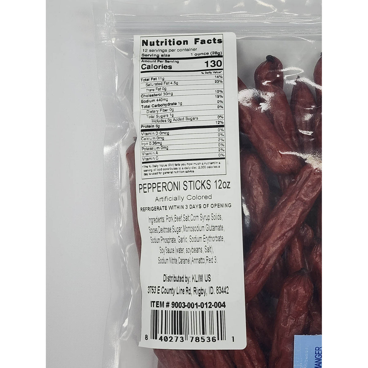 Aggressive Meat Snack - Pepperoni Mini Sticks
