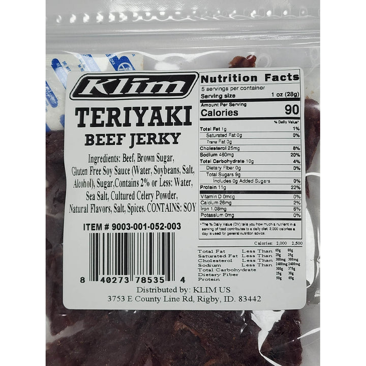 Aggressive Meat Snack - Teriyaki Beef Jerky