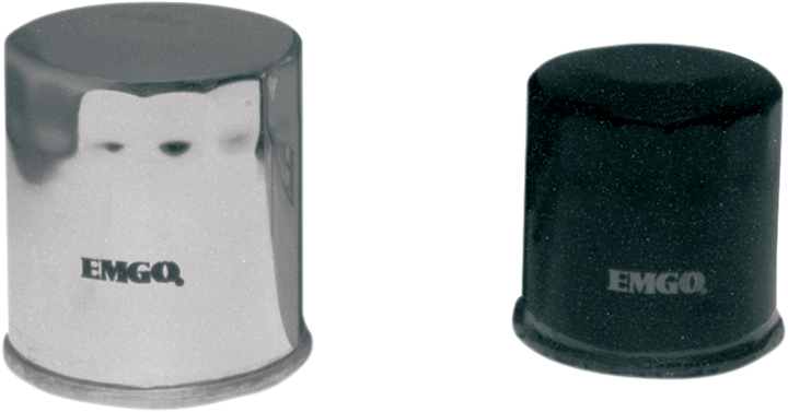 EMGO Micro-Tech Oil Filter - Chrome 10-82222