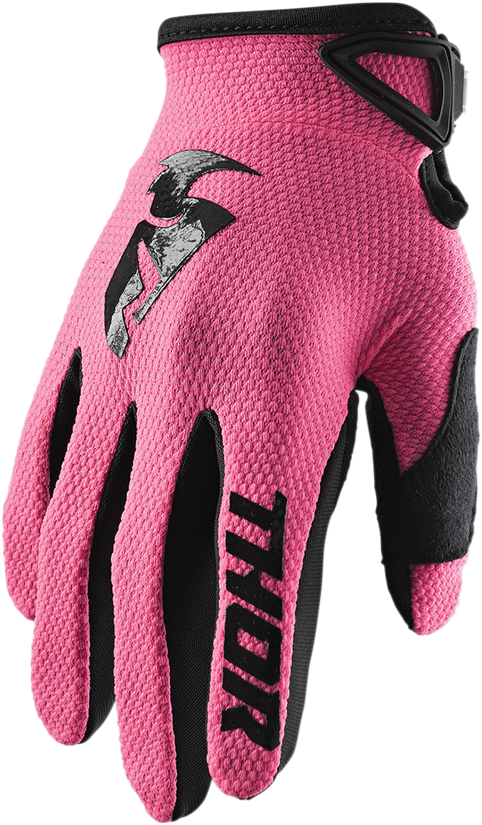 Thor Women's Sector Gloves - Pink/Black