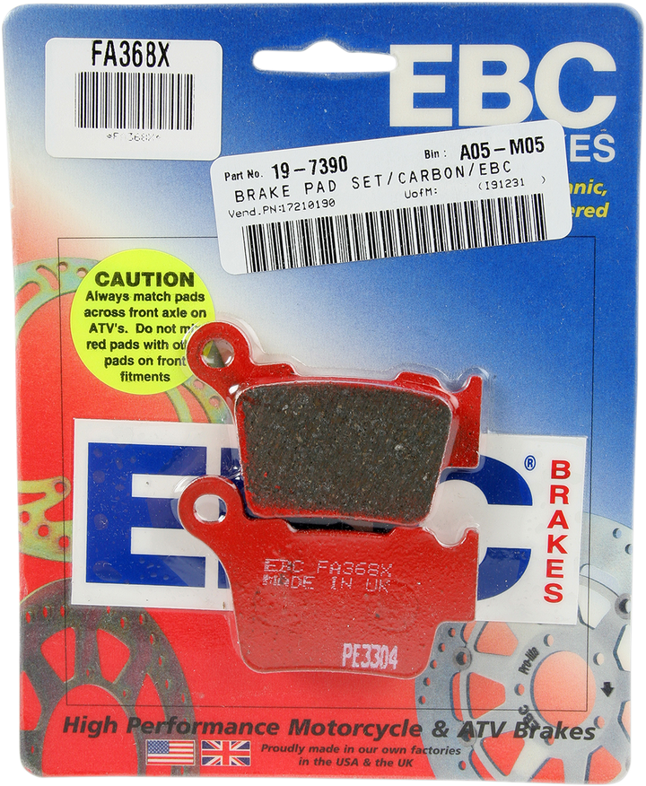 EBC Sport Carbon Brake Pads FA368X