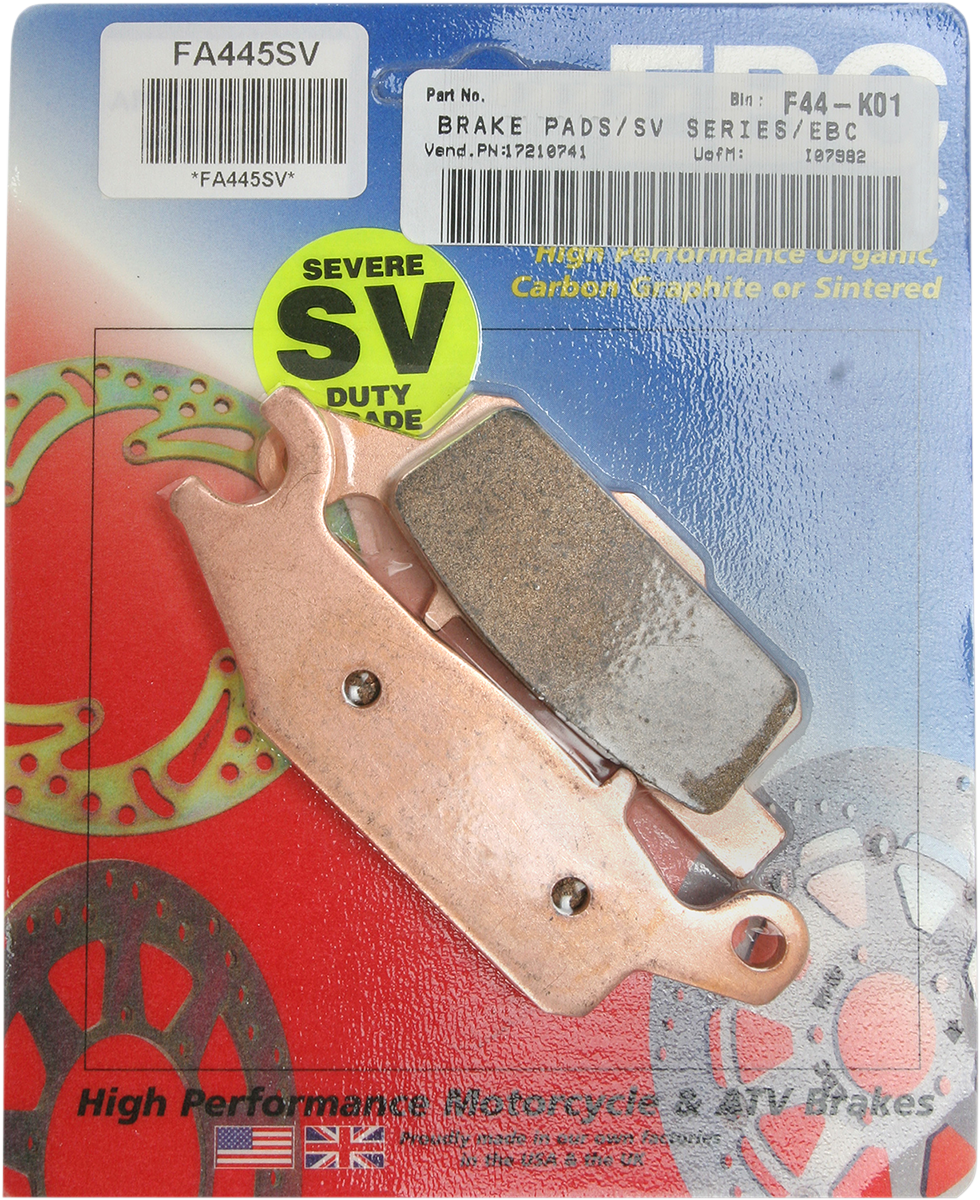 EBC SV Severe Duty Brake Pads FA445SV