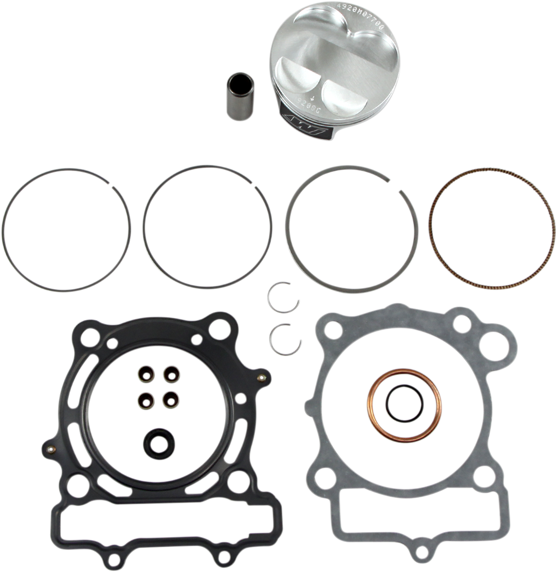 Wiseco PK1598 Piston Kit with Gaskets, 77.00 mm for Kawasaki