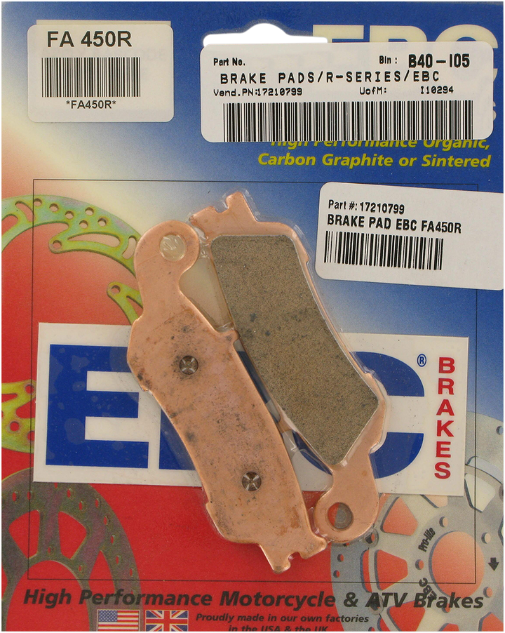 EBC FA450R Sintered R Brake Pads