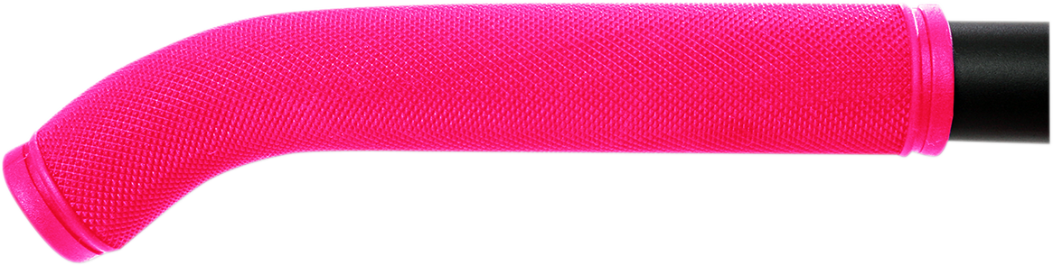 Race Shop Inc. G-7 PINK 7-Inch Colored Rubber Grips for Snowmobile Handlebars