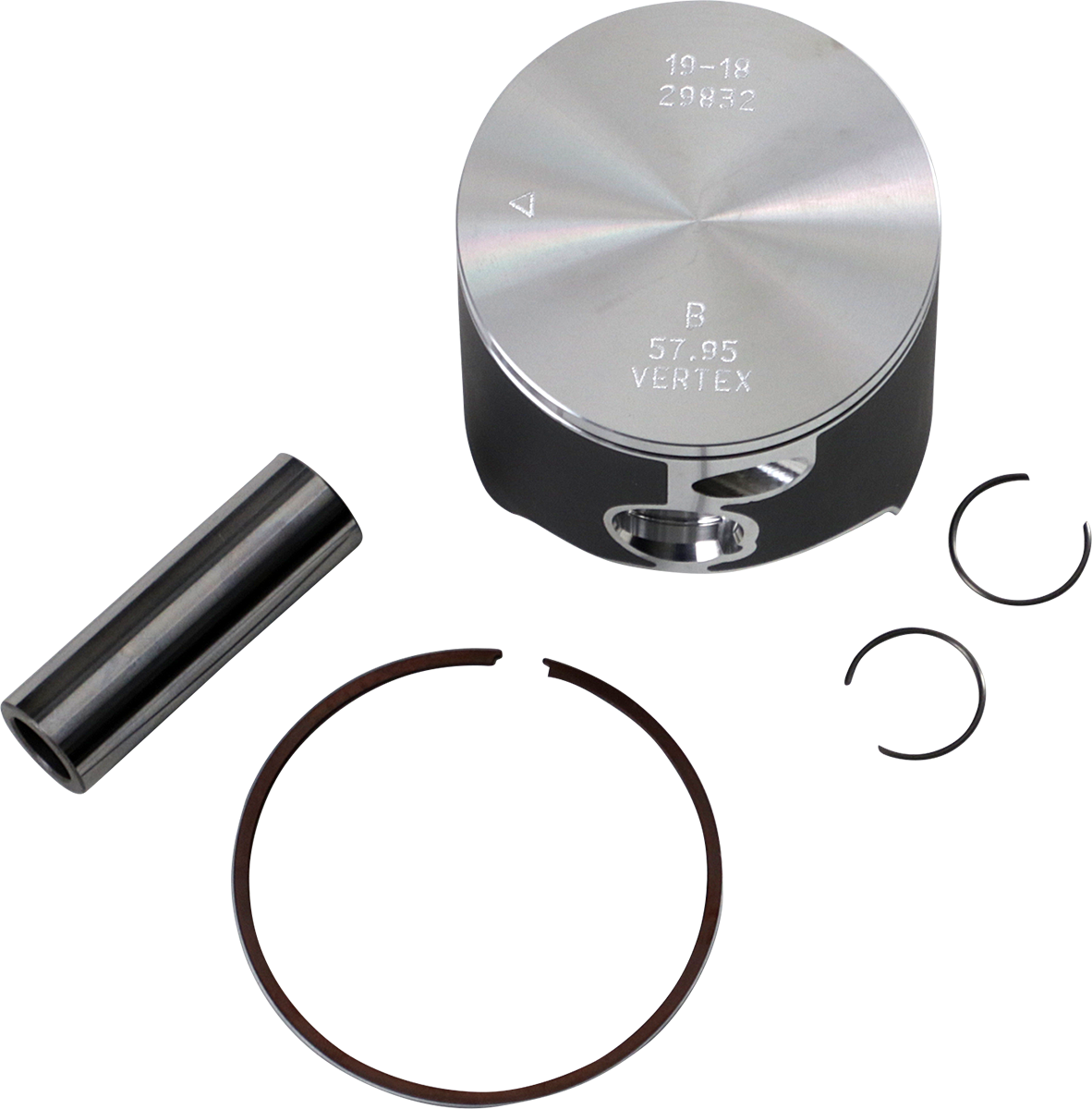 Vertex 24233B Piston Kit, 57.95 mm for Husqvarna TE150i and KTM 150 SX/XC-W