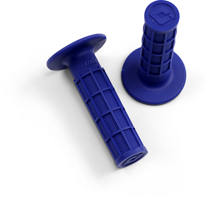 ODI Ruffian MX Full Waffle Single-Ply Grips, Blue - H02RFU