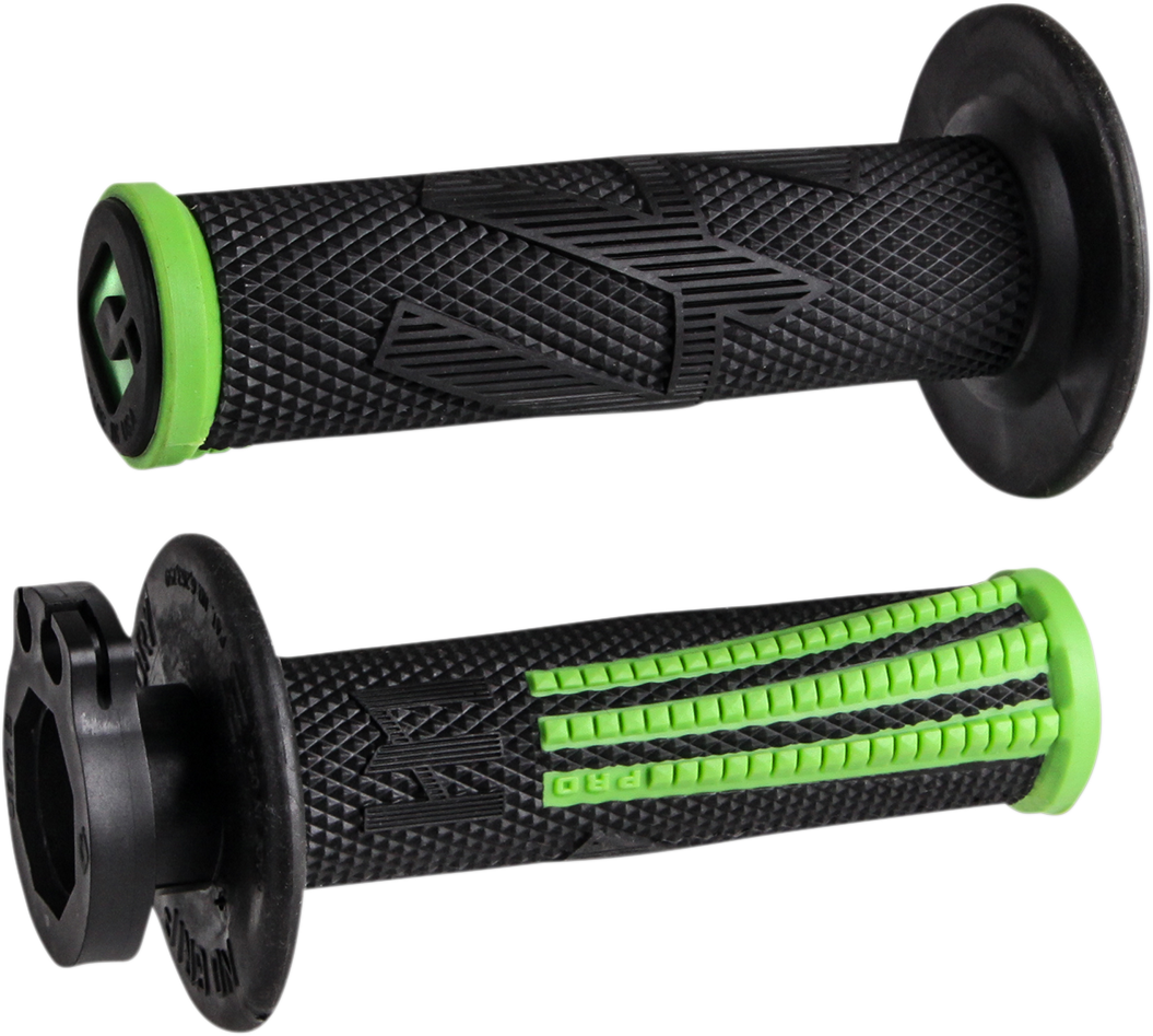 ODI Emig Pro V2 Lock-On Grips Green/Black, H36EPBN