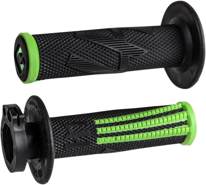 ODI Emig Pro V2 Lock-On Grips Green/Black, H36EPBN