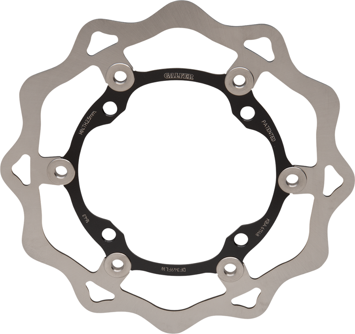 Galfer DF349FLW Wave Front Brake Rotor for Suzuki