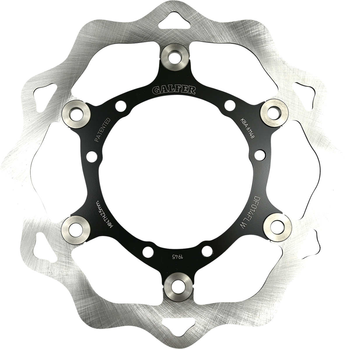Galfer DF014FLW Front Brake Rotor for Honda